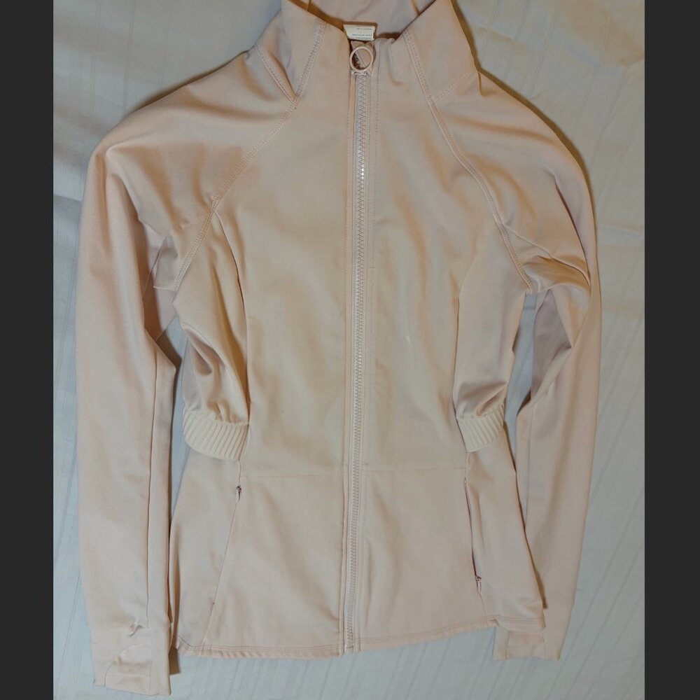 Fabletics Trinity Performance Jacket, SIZE XXS, COLOR ROSY TAN - Picture 3 of 6